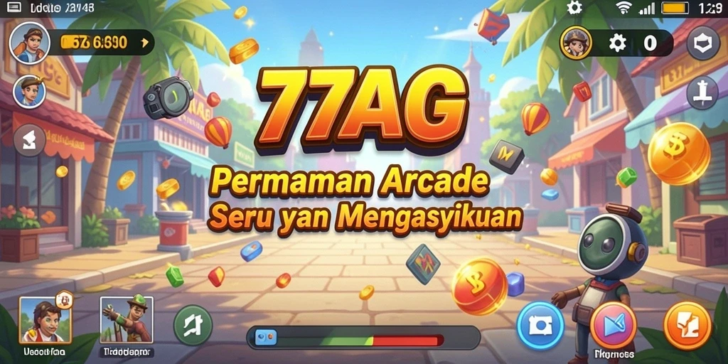 Screenshot menunjukkan gameplay seru dari 77AG dengan aksi cepat.