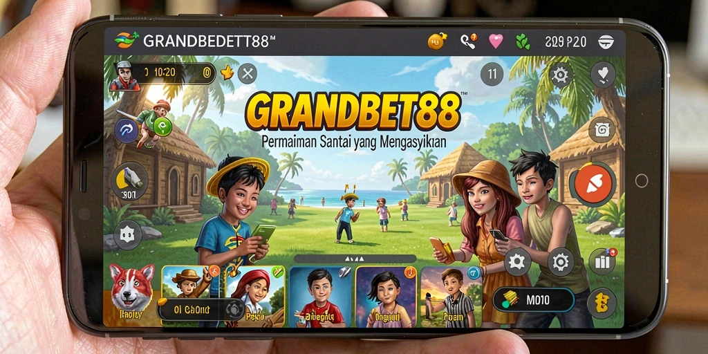 Tampilan gameplay GRANDBET88 yang seru dan menghibur.