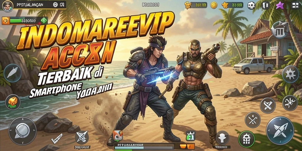Screenshot menampilkan aksi mendebarkan di INDOMAREVIP.
