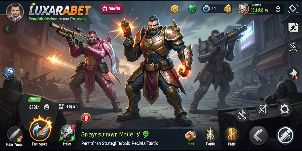 Tampilan gameplay LUXARABET yang menakjubkan dan penuh strategi.