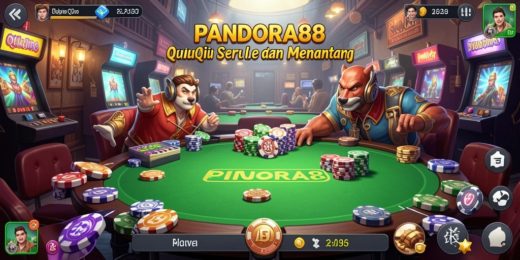 Tampilan gameplay menarik dari PANDORA88 dengan suasana kompetitif.