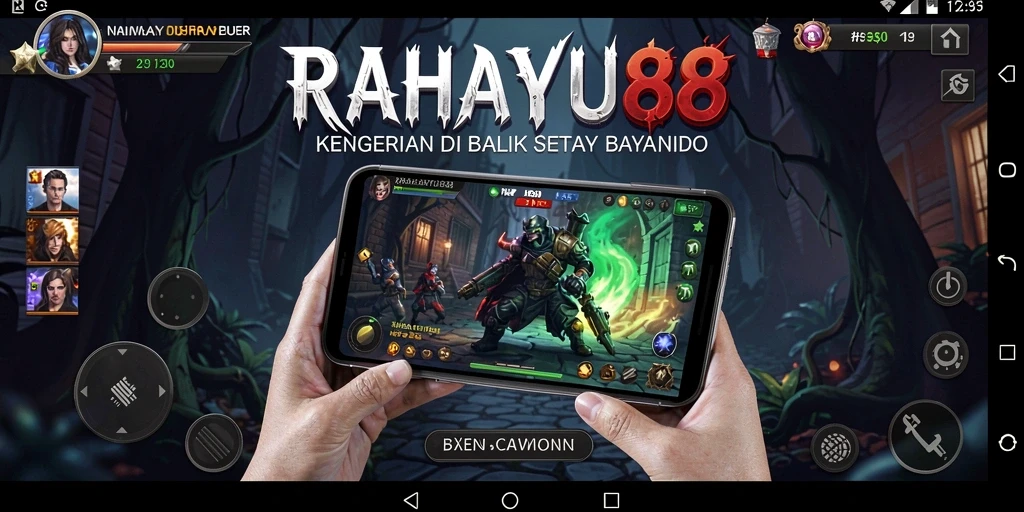 Screenshot RAHAYU88 menampilkan momen menegangkan saat menjelajahi lokasi angker.