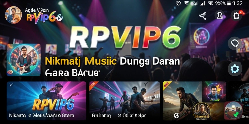 Tampilan gameplay RPVIP6 menampilkan kompetisi musik yang seru.