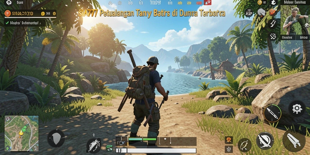 Tampilan gameplay SIA777 menunjukkan keindahan dunia terbuka.